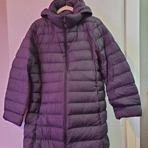 Uniqlo ultralight down long coat